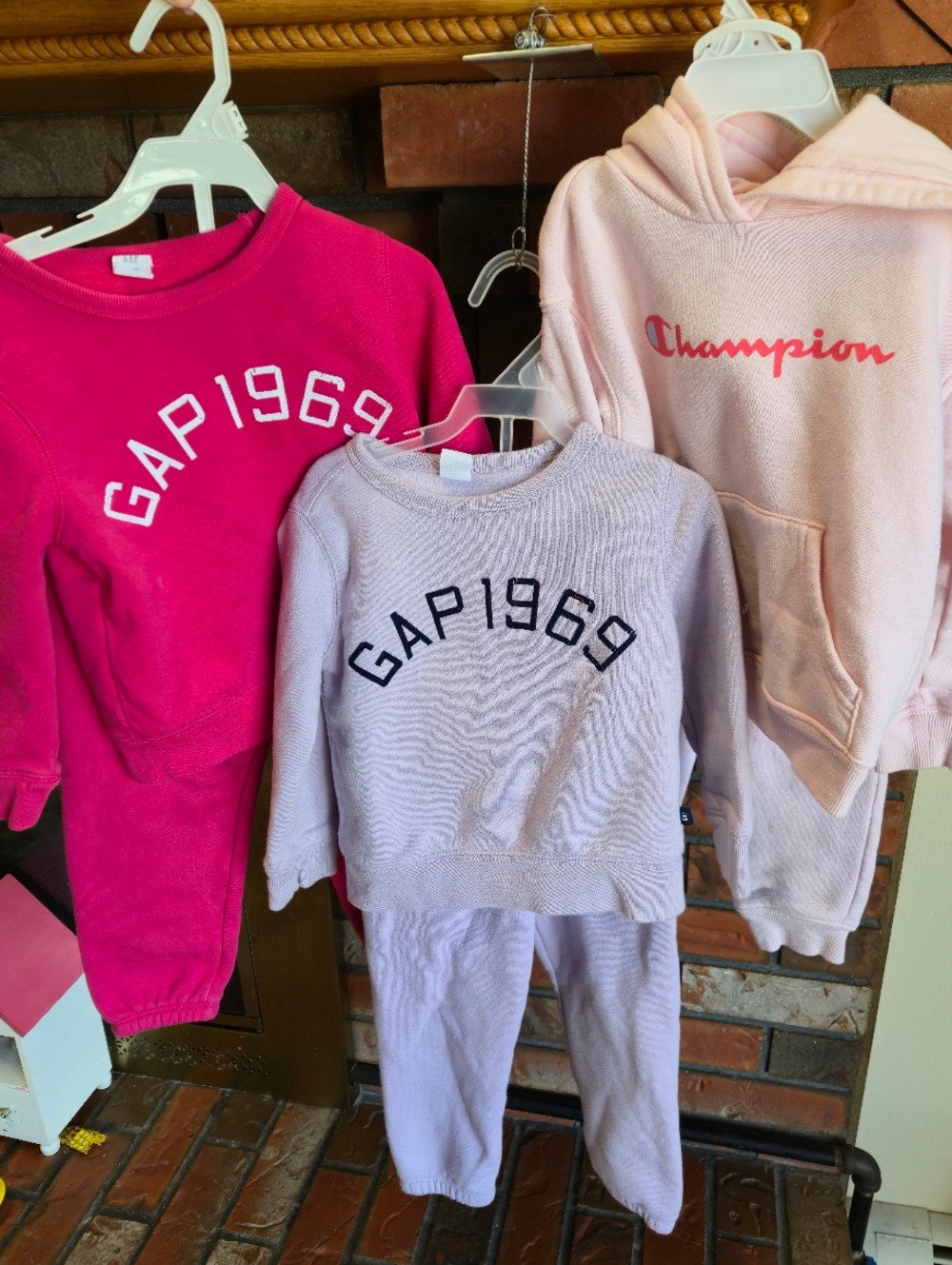 3 Girl Gap and Champion Sets